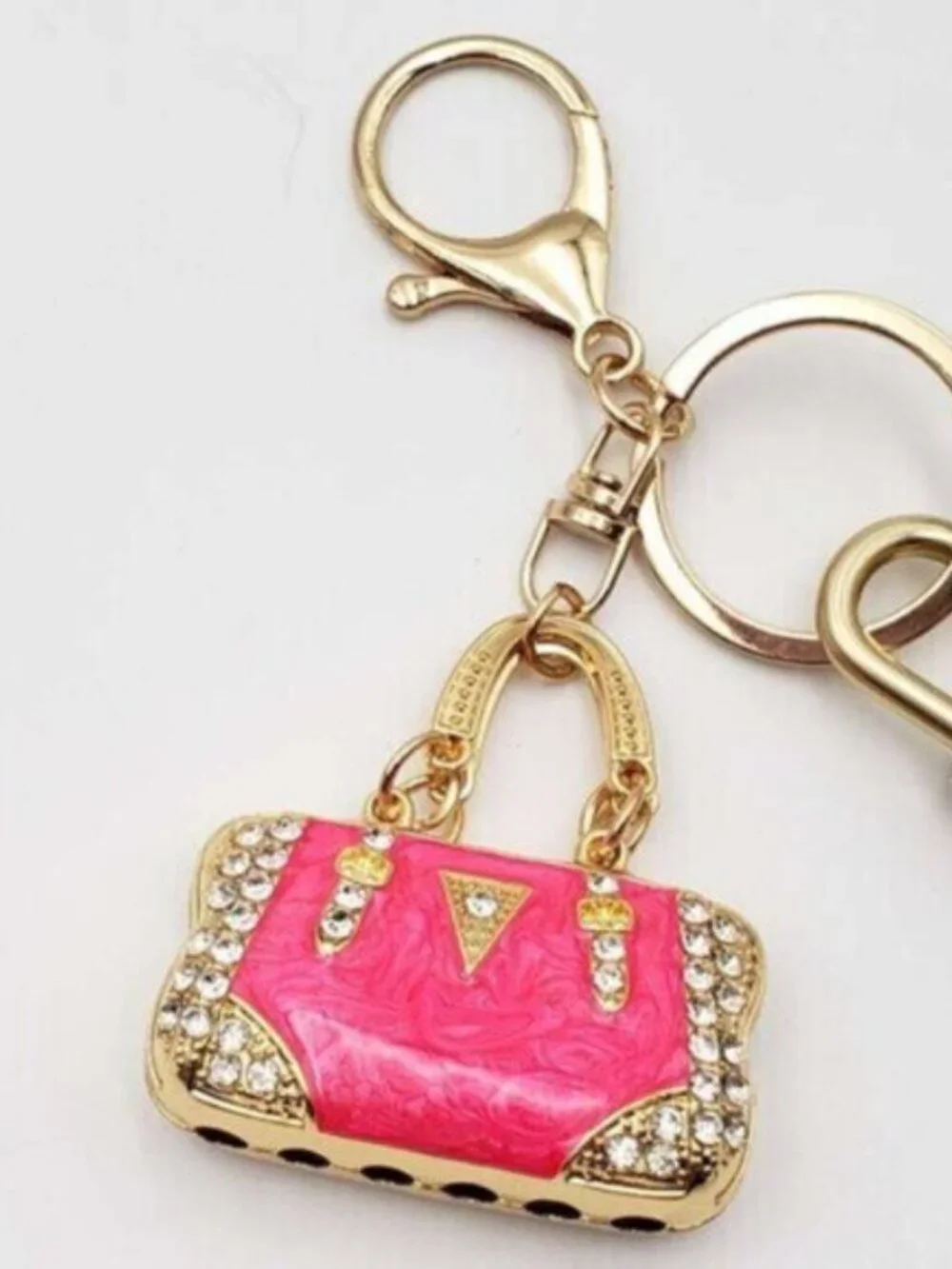 LV Authentic Gold Padlock 🔒 Key Set w/ Unbranded Keychain Charm